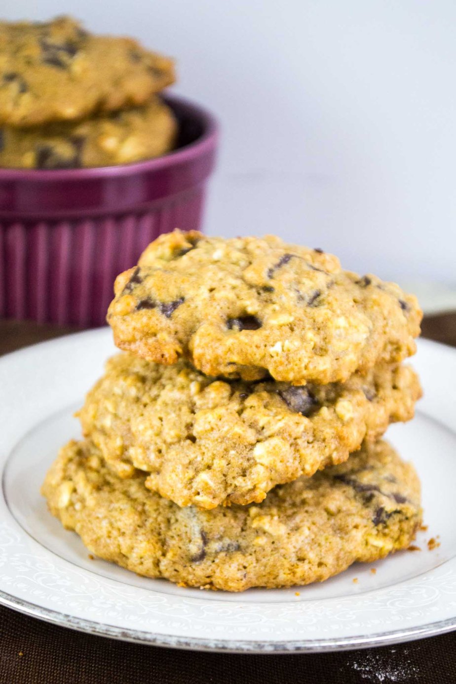 Healthy-Oatmeal-Chocolate Cookies-54